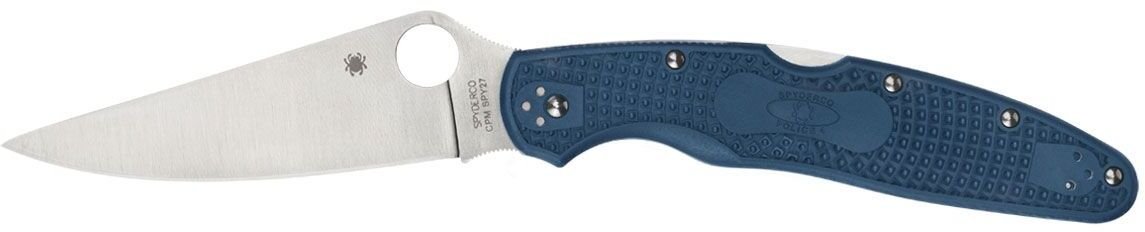 Spyderco POLICE 4 COBALT BLUE FRN CPM SPY27 PLAIN C07PCBL4