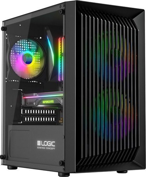 Komputer Vist Gaming Logic Atos, Ryzen 5 3600, 64 GB, Radeon RX 6600, 1 TB M.2 PCIe Windows 11 Pro