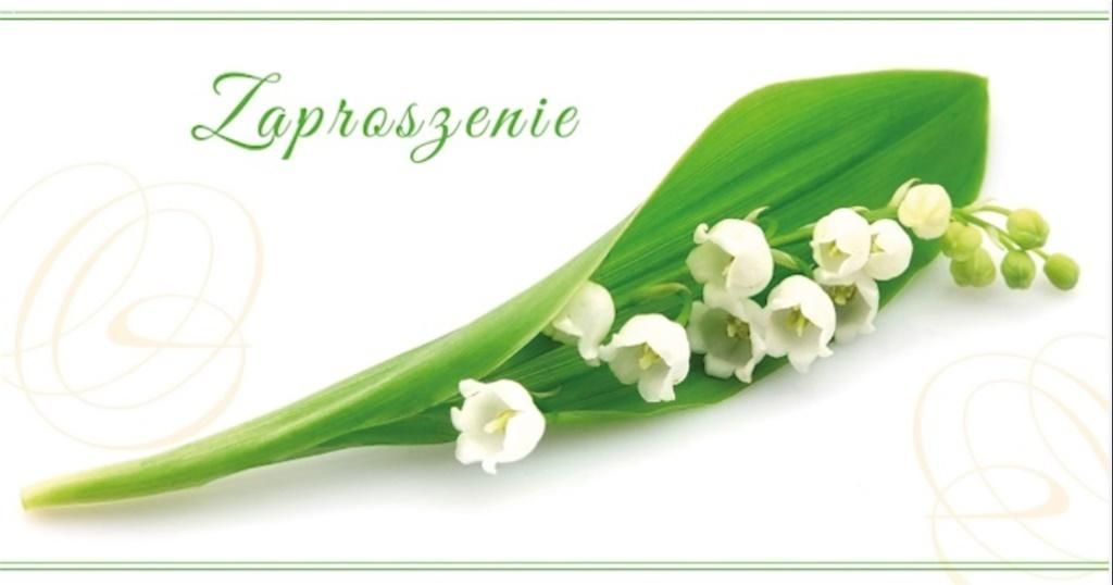 Stamp Zaproszenia Flowers nr 01 (opakowanie 10 szt)