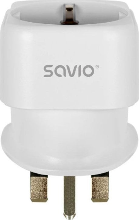 Savio Adapter podróżny AP-04, gniazdo EU – wtyk UK