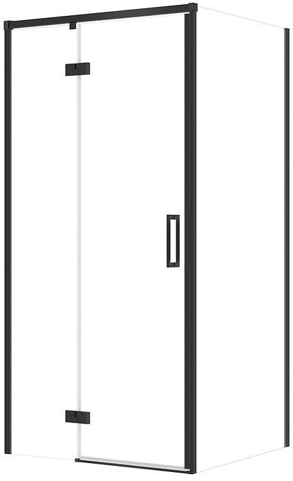 SET C113 KABINA LARGA ZAWIAS LEWA CZARNA 100X90X195SZK TRANS WIR