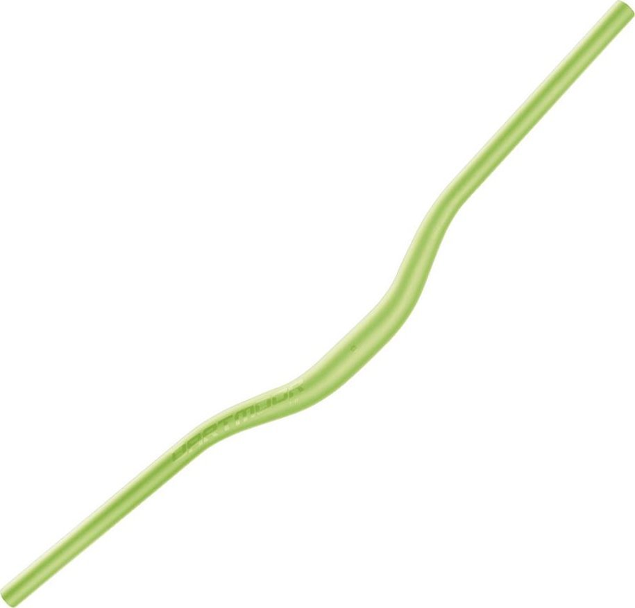 Dartmoor Kierownica Dartmoor Tornado Hi, alu 6061, 780mm, 31,8mm, wznios 1,5", zielona anodowana