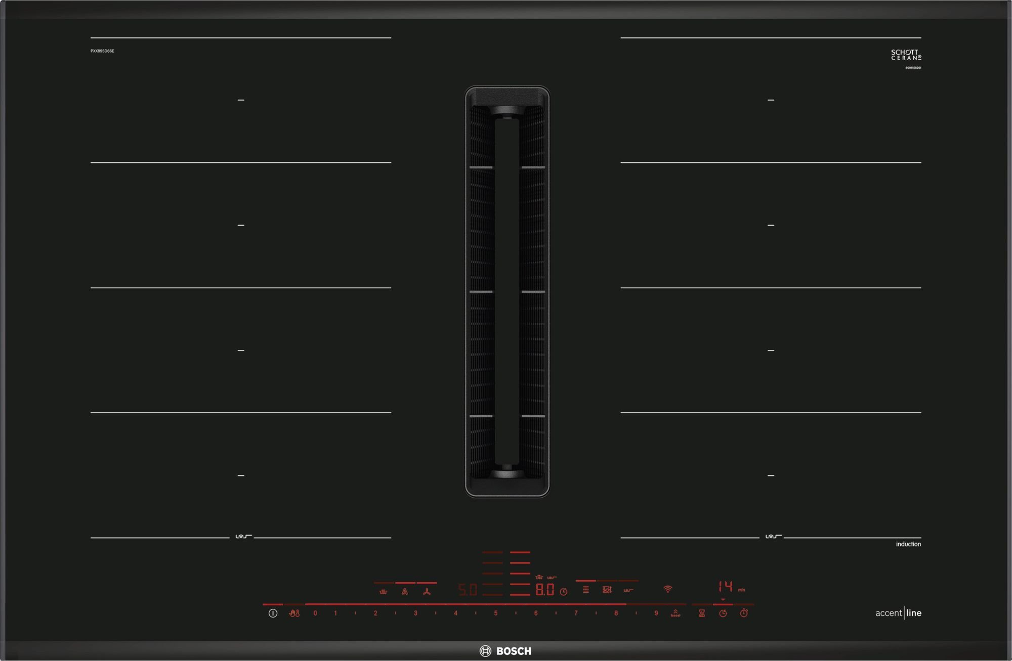 Płyta grzewcza Bosch Kaitlentė Bosch PXX895D66E