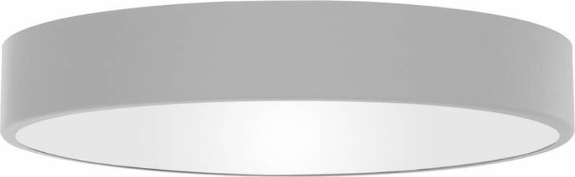 Lampa sufitowa TEAM Natynkowa lampa okrągła 137623621993 do gabinetu szara
