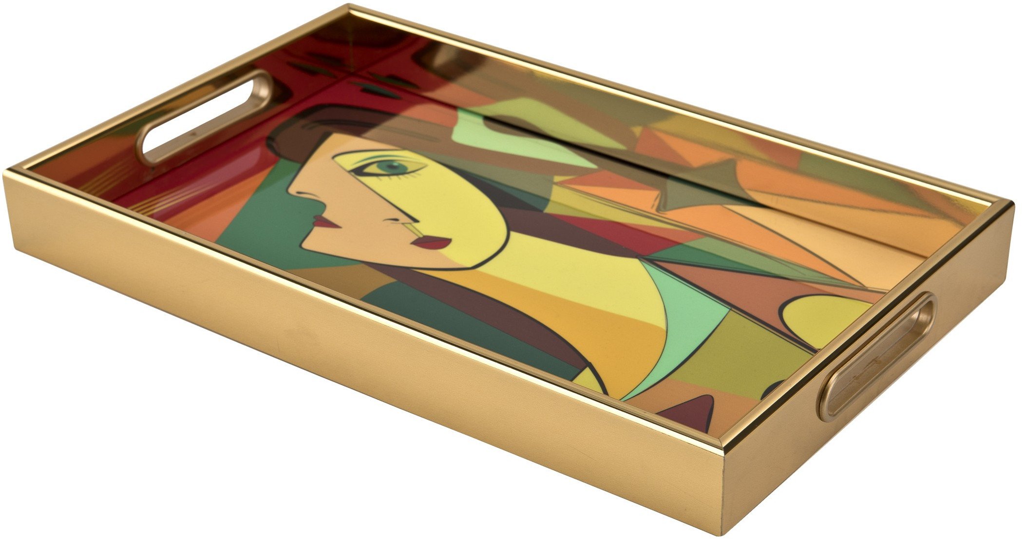 Taca dekoracyjna 40x25x4 cm Twarz 172014