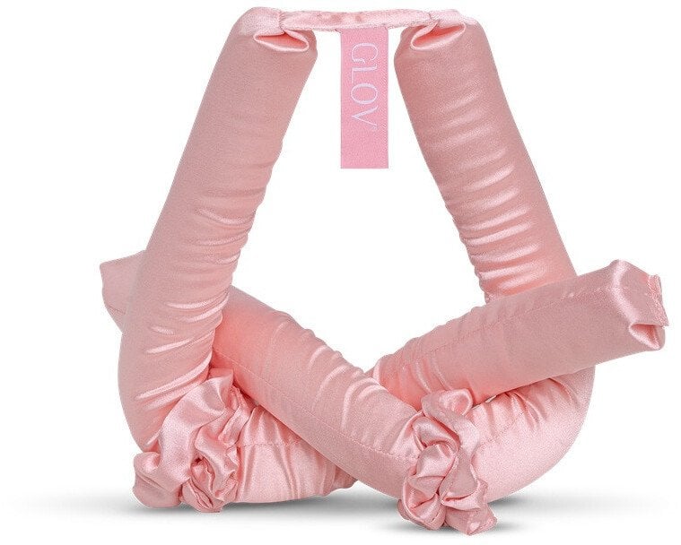 Glov Satin CoolCurl innowacyjna lokówka do kręcenia włosów bez użycia ciepła + frotki 2szt Pink