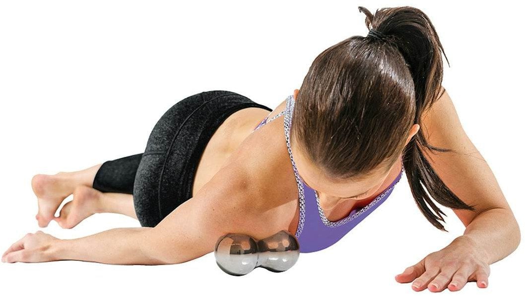 Masažinis dvigubas kamuoliukas Gymstick Active Cold Recovery