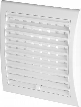 AWENTA Kratka wentylacyjna z żaluzją Awenta TL10 fi100 169x174 biała