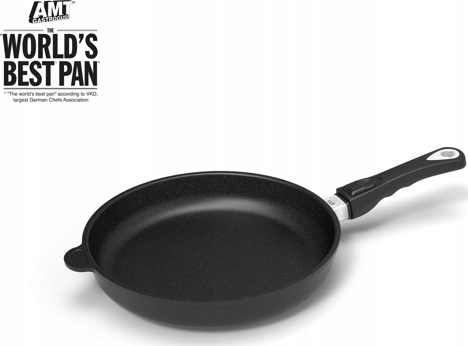 Patelnia AMT-Gastroguss Patelnia indukcyjna z odpinanym uchwytem AMTI528-E-Z20B