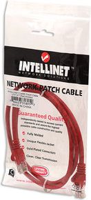 Intellinet Network Solutions PATCH CORD CAT5E UTP 1,0M CZERWONY 100% MIEDŹ (318952)