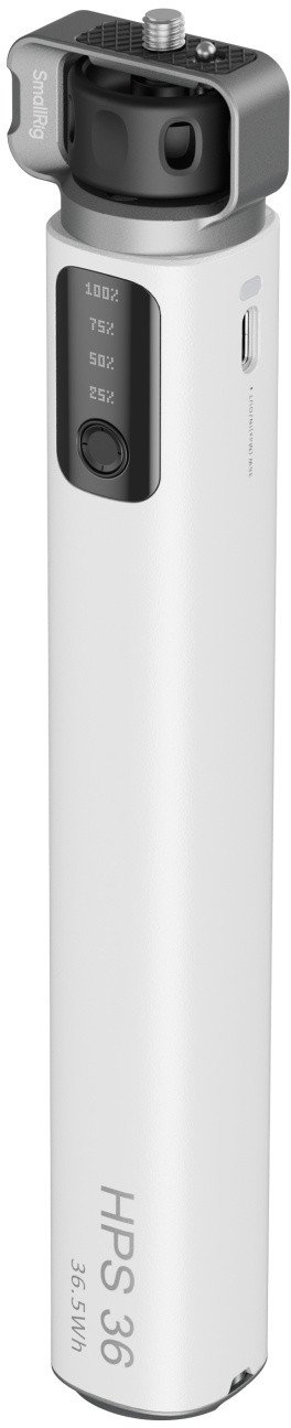 Smallrig 4552 selfie stick z powerbankiem HPS36 Biały