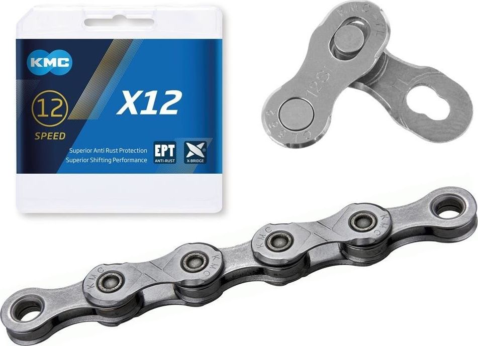 KMC Łańcuch KMC X12 EPT, 126 ogniw 12-rzędowy uniwersalny