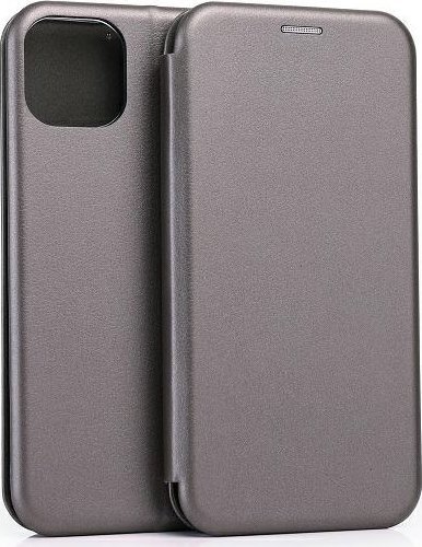 Beline Beline Etui Book Magnetic iPhone 15 Plus 6,7" stalowy/steel