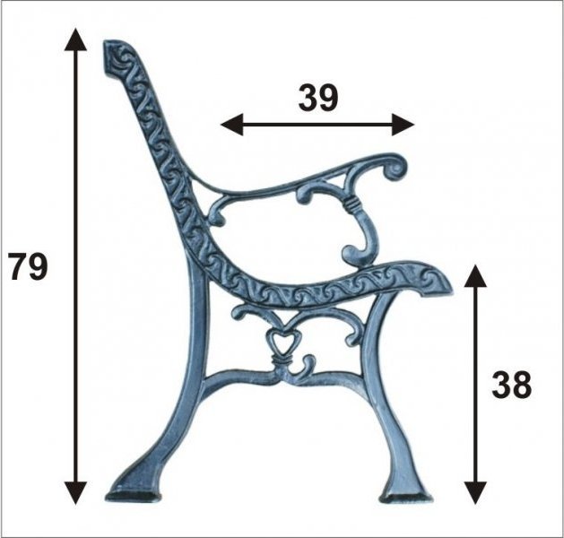 UN NOGA DO ÅAWKI ''CHINKA'', 8 DESEK, KPL. PRAWA + LEWA