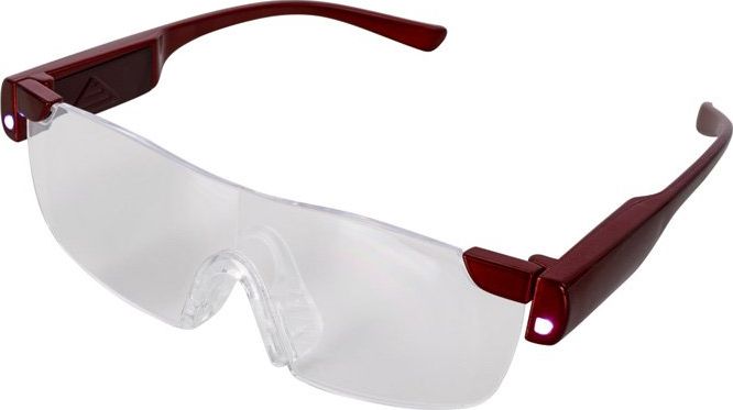 Senior Home Life Okulary powiększające Zoom Double z lampkami LED - jak lupa