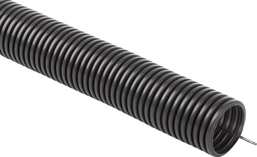 STASIŃSKI Rura instalacyjna giętka karbowana, peszel PVC, UV, 320N z pilotem 20/16 50m