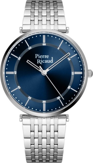 Zegarek męski Pierre Ricaud P91038.5115Q srebrny