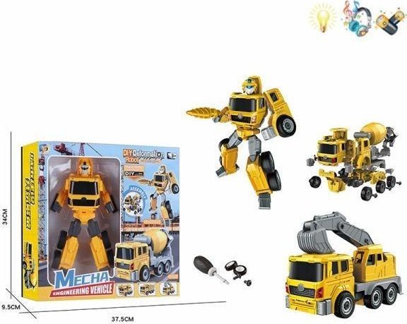 Betoniarka Transformująca światło/dźwięk