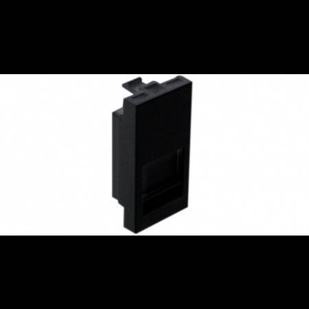 Efapel EFAPEL QUADRO45 MODUŁ 22,5X45 1 X ZŁĄCZE RJ CZARNY 45977 SPM