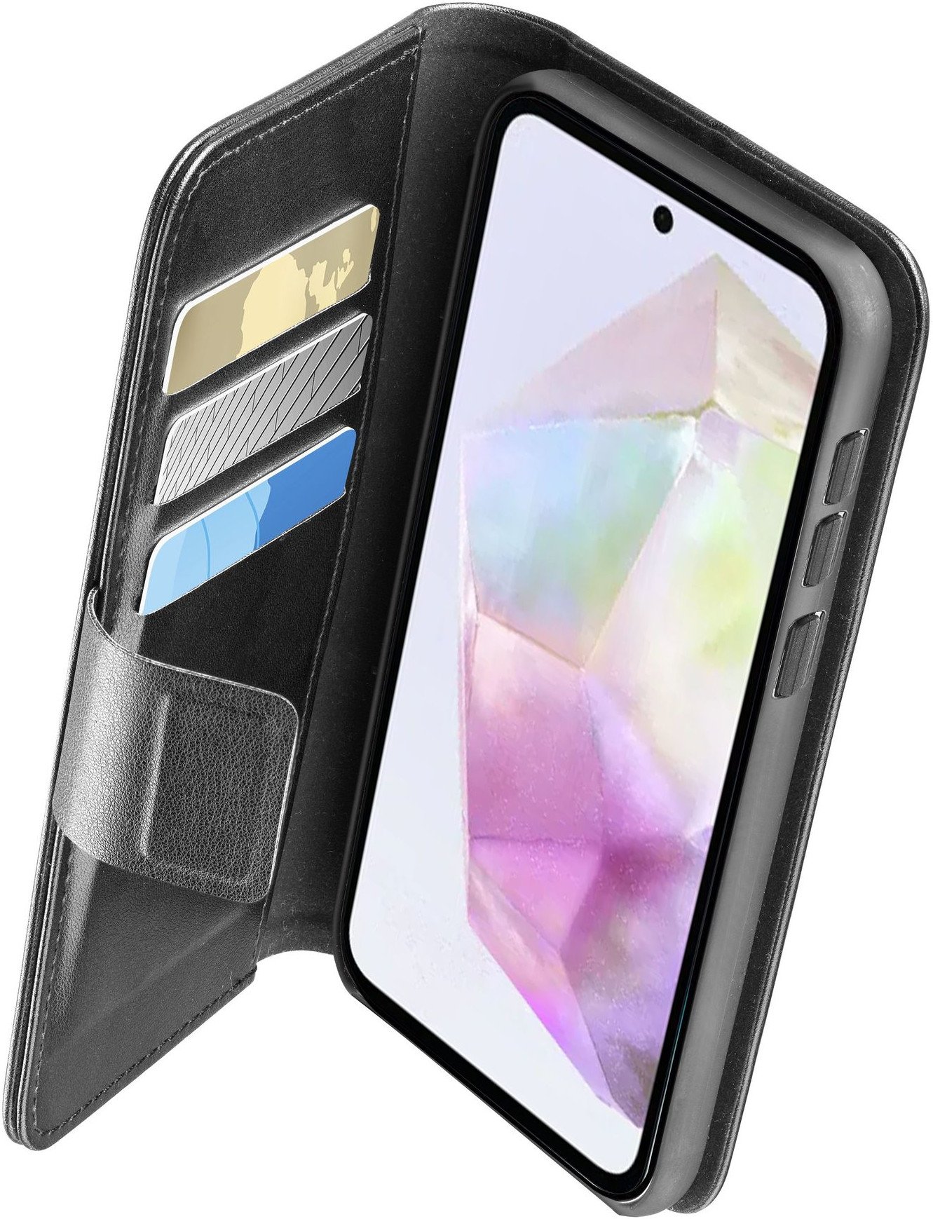 Cellularline 8018080492792 pokrowiec na telefon komórkowy 16,9 cm (6.64") Folio Czarny