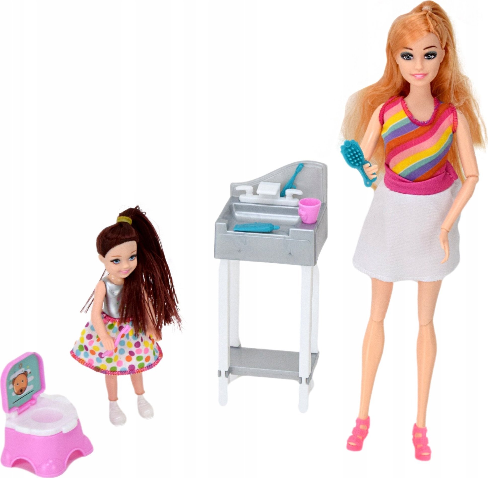 Skleplolki LALKA TYPU BARBIE OPIEKUNKA NOCNIK TOALETA