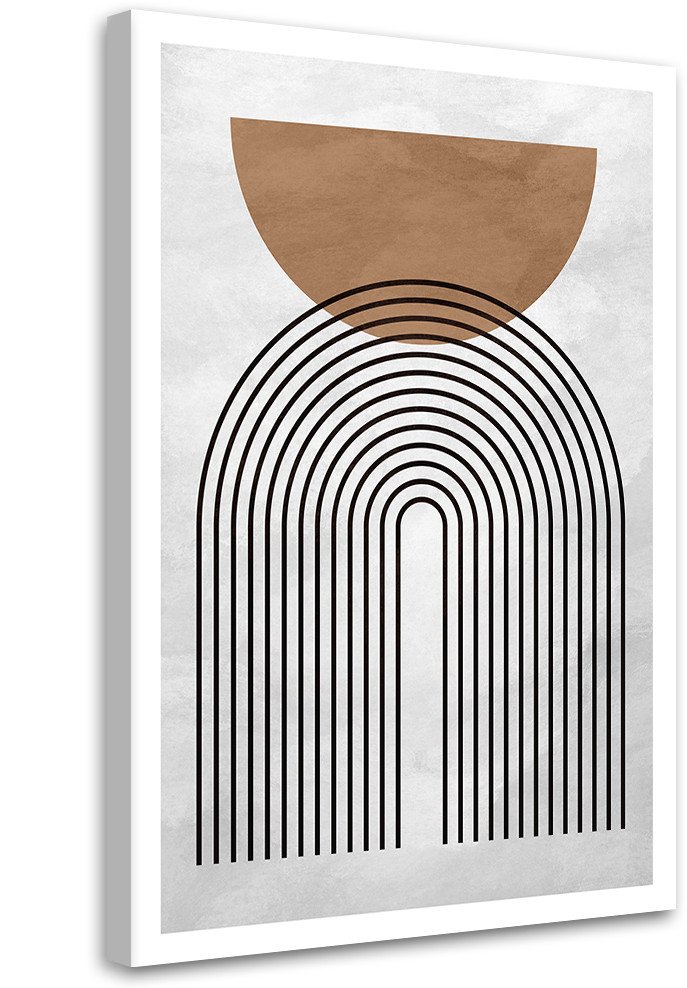 Feeby obraz na płótnie Geometryczne koła w stylu boho 80x120 xxl