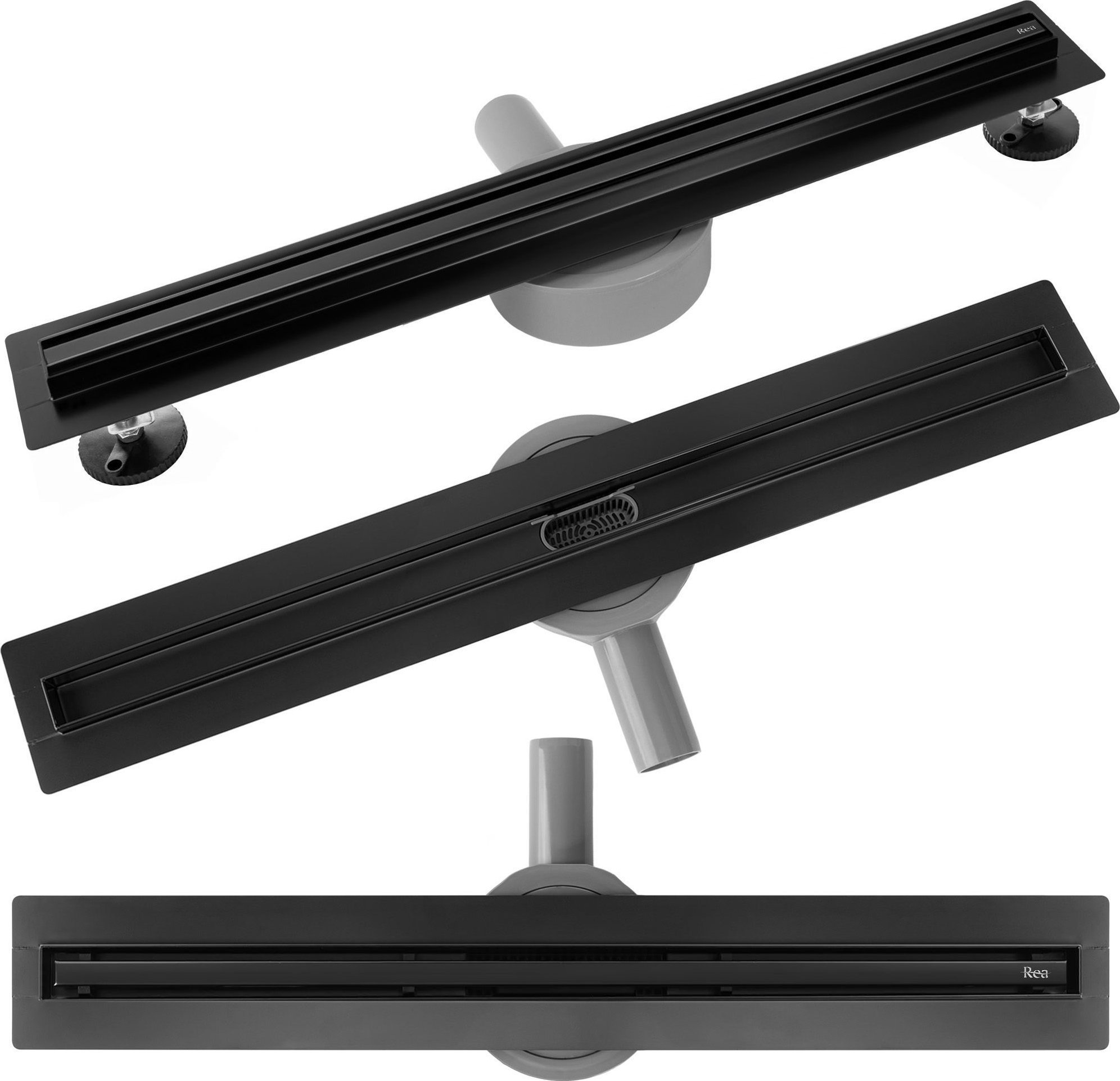Rea Odpływ Liniowy REA Neox Slim pro Czarny 70