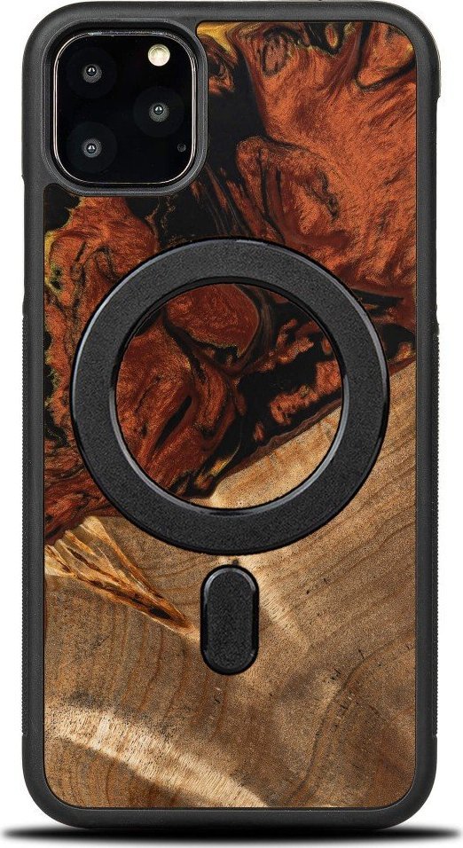 BeWood Etui Bewood Unique na iPhone 11 Pro Max - 4 Żywioły - Ogień z MagSafe