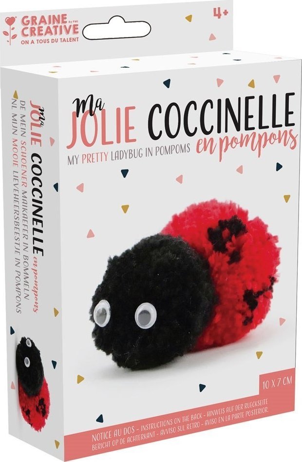 Graine Creative Zestaw Biedronka z Pomponów