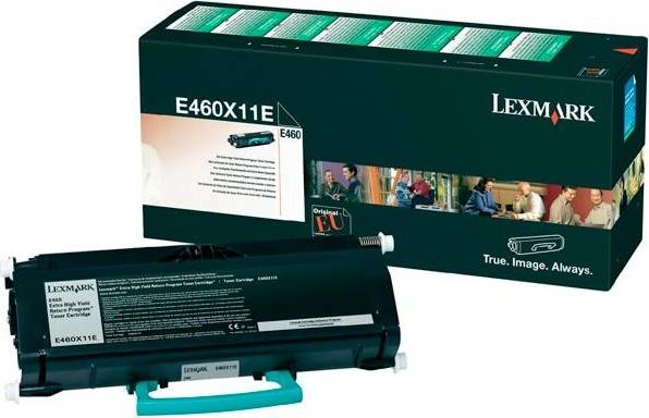 Toner Lexmark E460X31E Black Oryginał (E460X31E)