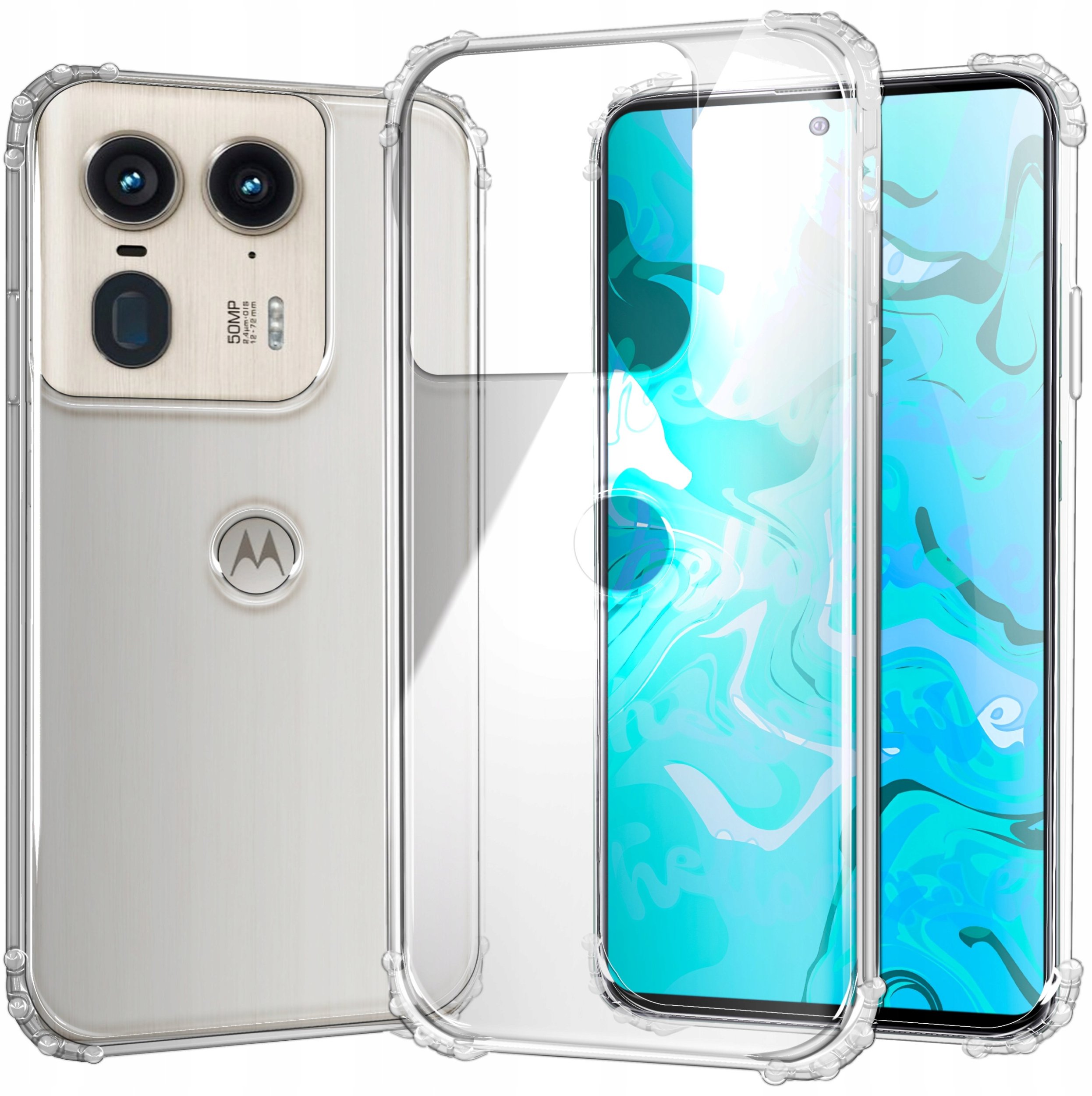 ETUI PANCERNE DO Motorola Edge 50 Ultra | CASE SILIKON GUMOWE ANTI SHOCK