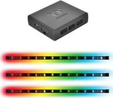 Thermaltake Taśmy LED 3-pack + Kontroler Pacific Lumi Plus (CL-O014-PL00SW-A)