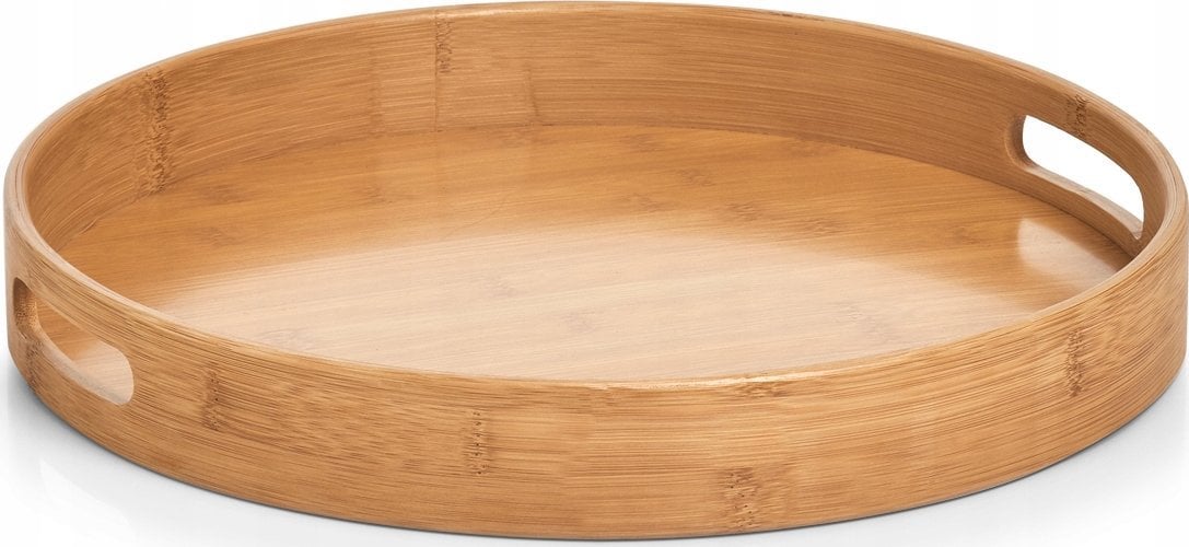Zeller Taca do serwowania okrągła, Ø 38 cm, bambusowa, ZELLER