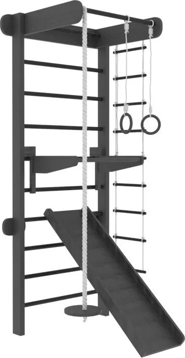 Babygame Drabinka gimnastyczna przyścienna Black Wood