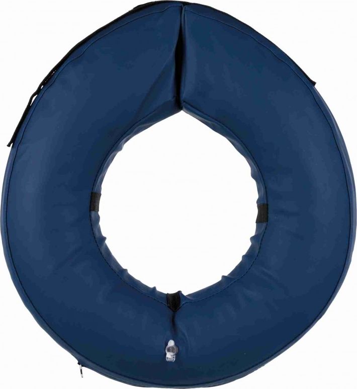 Trixie Kołnierz ochronny dmuchany M, 40-45cm niebieski