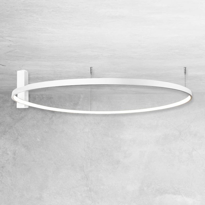 Lampa sufitowa Shilo Okrągła lampa natynkowa Agari LED 38W 3000K sufitowa biała