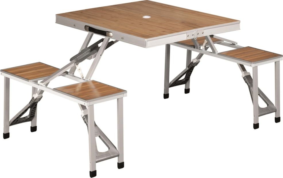 Outwell Składany stolik kempingowy Dawson, bambusowy