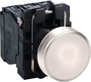 Schneider Electric Lampa sygnalizacyjna LED fi 22mm 230-240V AC biała (XB5AVM1)