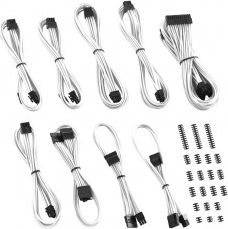 CableMod Zestaw kabli, Biały (ZUAD-1019)