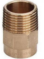 Viega Złączka przejściowa nypel 15mmx1/2" brąz - 100025