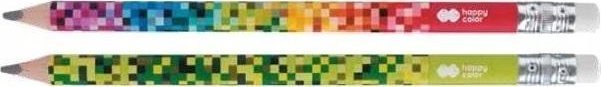 GDD Ołówek trójkątny 2B Pixi (12szt) HAPPY COLOR