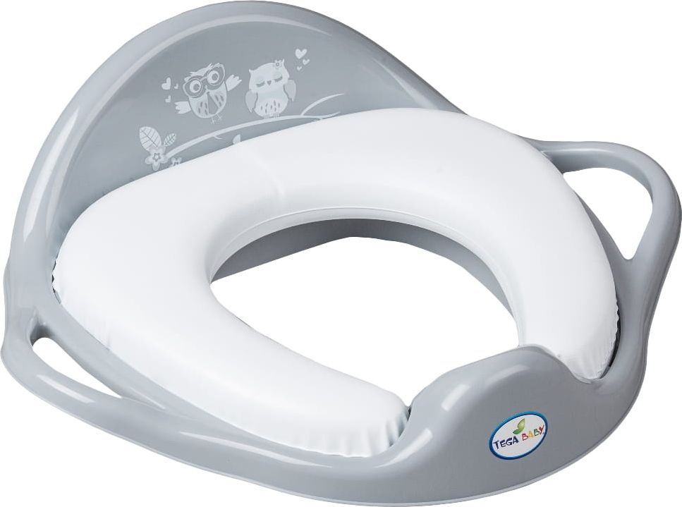 Tega Baby Nakładka sedesowa miękka Sowa, szary