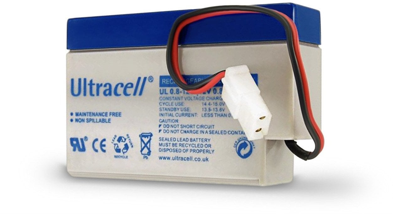 Akumulator ołowiowy 12 V, 0,8 Ah (UL0.8-12)