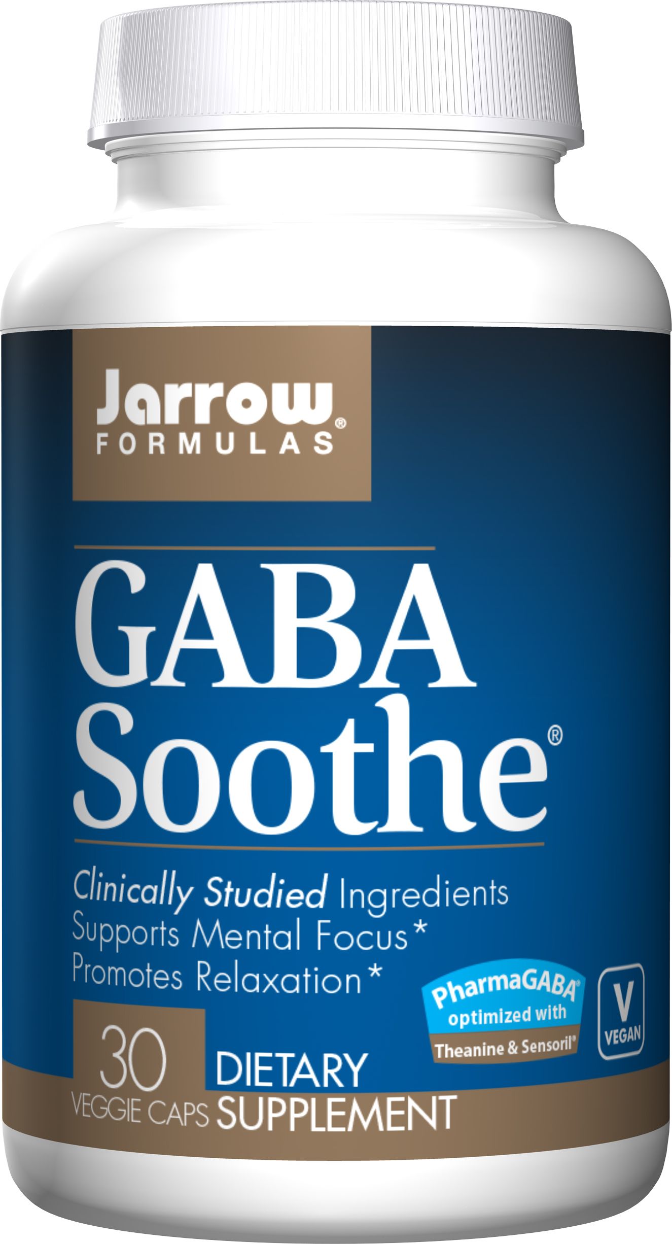 JARROW FORMULAS Jarrow Formulas - GABA Soothe, 30 vkaps
