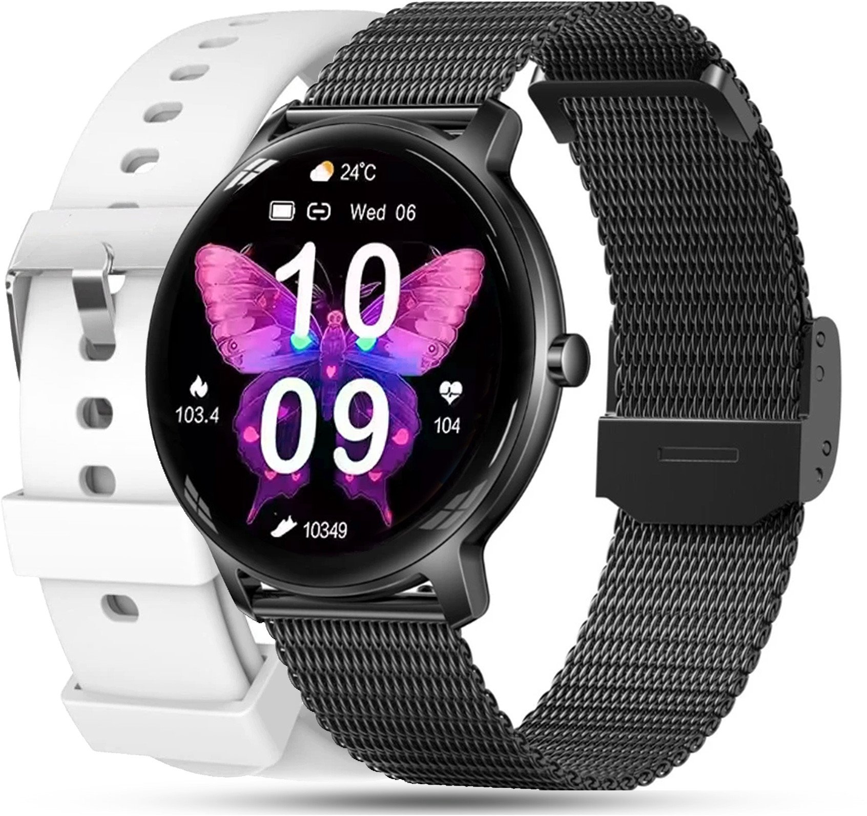 Stylowy Zegarek Smartwatch Damski Design, Zdrowie i Komfort