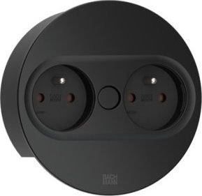 Bachmann BACHMANN TWIST2 2xUTE 2,0m AEH RAL9005 30GE rond