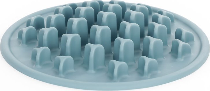 Trixie Slow Feeding Pillars, mata do karmienia, dla psa/kota,niebieska, TPE, 38 cm, spowalniająca jedzenie