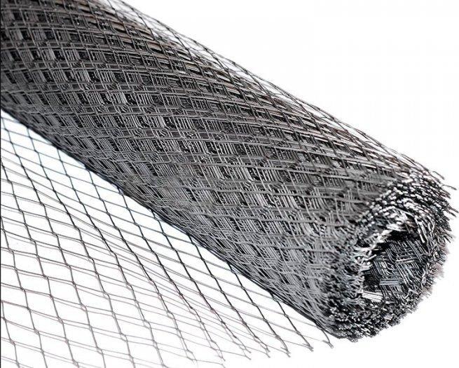 SIATKA PODTYNKOWA CIĘTO-CIĄGNIONA Z BLACHY OCYNKOWANEJ 125CM