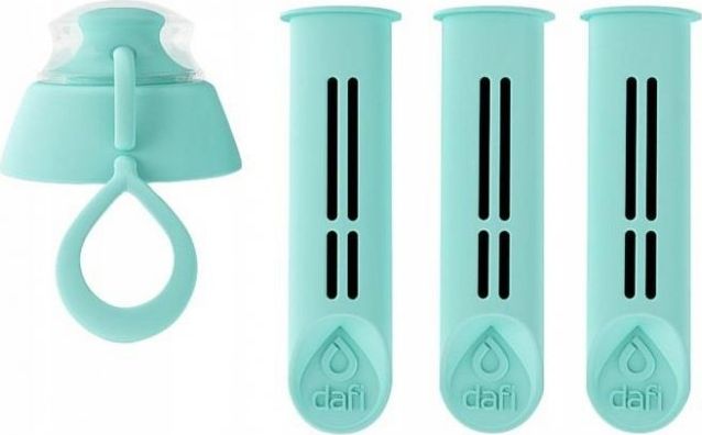 Wkład filtrujący Dafi do butelki + zakrętka Miętowy 3 szt.