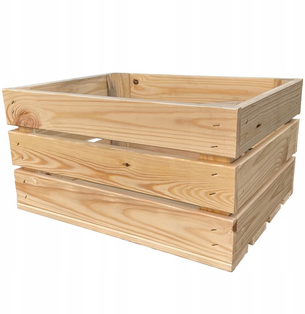 Skrzynka drewniana naturalna dekoracyjna 40x30,5x21cm